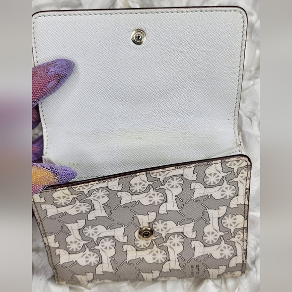 Celine Horse and Carriage Monogram Double Snap Wallet - Picture 14 of 15